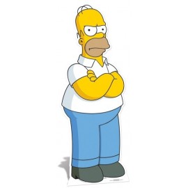 Sagoma Simpson Personalizzata in polistirolo per compleanno - Nome e Numero CM 60