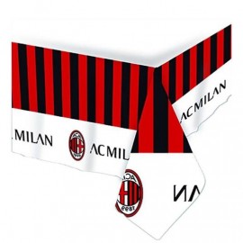 Tovaglia Plastificata AC.MILAN120x180 Feste e Compleanni Bambini