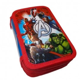 ASTUCCIO SCUOLA AVENGERS MARVEL MULTISCOMPARTO 3 ZIP PENNARELLI GIOTTO