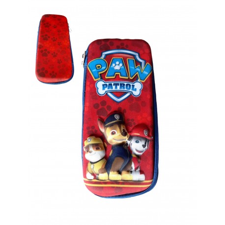 TOMBOLINO ASTUCCIO PAW PATROL 3D PORTACOLORI 1 CERNIERA 23X11 CM