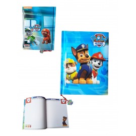 Diario Scuola 12 mesi Paw Patrol con copertina imbottita e plastificata 13,8x19cm