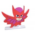 Sagoma in Polistirolo PJ MASKS Personalizzata Compleanno festa e party Disney Marvel cm 70 CAT Boy, Gekko, Owlette