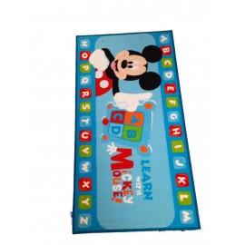 Tappeto Disney Topolino Cm 80 x 120 Antiscivolo per Cameretta Mickey