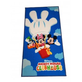 Tappeto Disney Topolino Cm 80 x 120 Antiscivolo per Cameretta Mickey