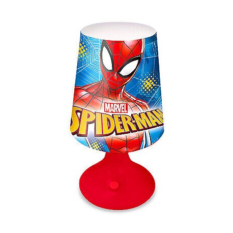 Lampada da Comodino Spiderman Marvel Uomo Ragno a Batterie in Confezione Regalo