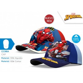 CAPPELLO SPIDERMA MARVEL O CON VISIERA ESTIVO TG 50 UOMO RAGNO