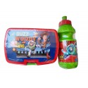 Set Borraccia da 400 ml e Sandwich Box Portamerenda per Bambini in plastica Toy Store