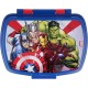  Avengers Scatola Box Colazione Porta Merenda Pranzo Scuola Asilo Materna Marvel 17x14x6cm