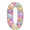 "Porta Palloncini Numero 0 Balloon Box: Il Dettaglio Perfetto per la Tua Festa di Compleanno!"